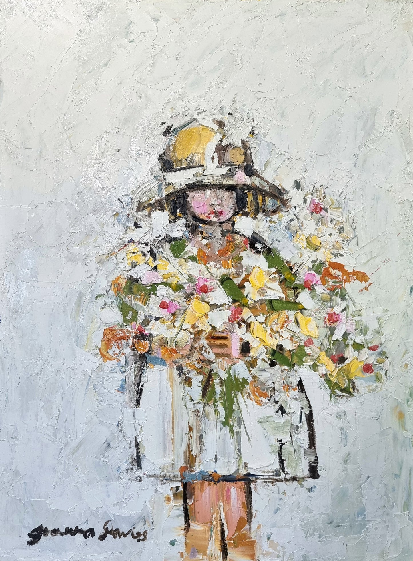 Girl with Flowers